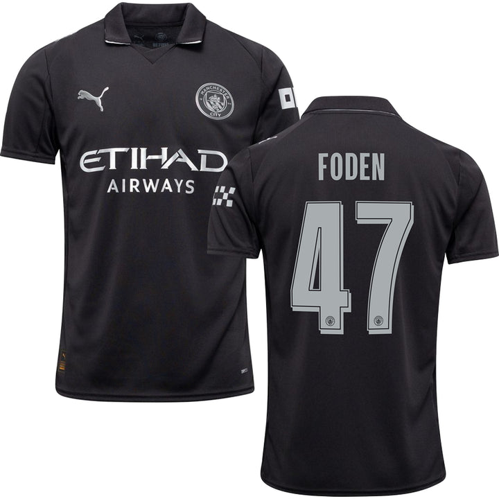 Manchester City Away Jersey Stadium 2025/26 Adults-Footzilla
