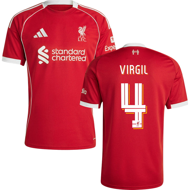 Liverpool Home #4 VIRGIL Jersey 2025/26 Adults