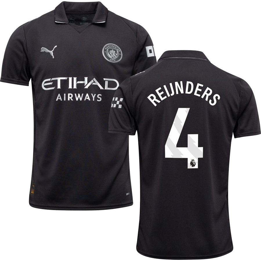 Manchester City Away #4 REIJNDERS Jersey 2025/26 Adults-Footzilla