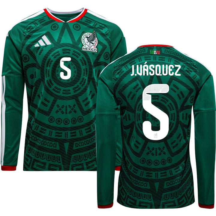 Mexico World Cup 2026 Home Long Sleeve Replica Jersey Adults