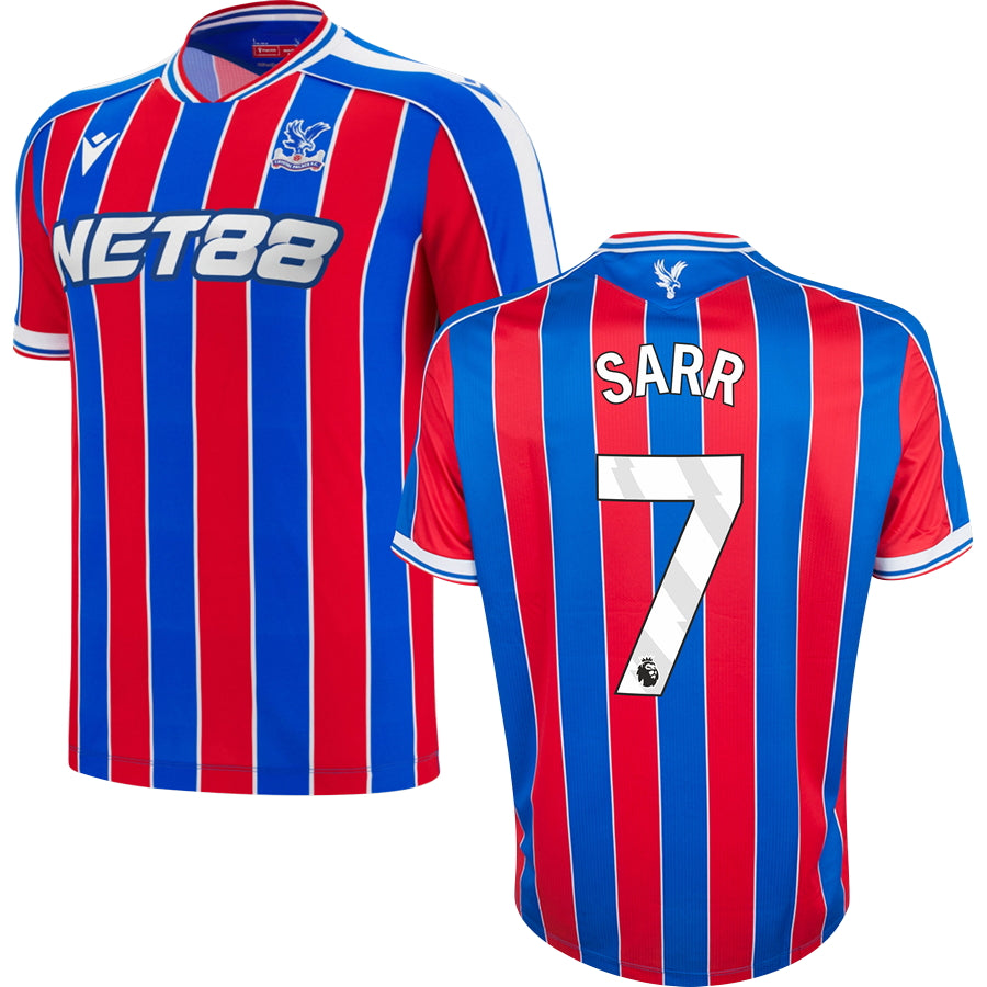 Crystal Palace スポンサー　画像 Crystal Palace FC Home Jersey 2025/26 Adults | Footzilla