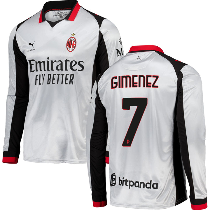 Milan AC x Slam Jam Silver Jersey 2026 Adults