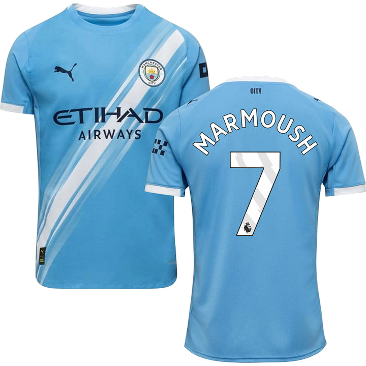 Manchester City Home Jersey Stadium 2025/26 Adults-Footzilla
