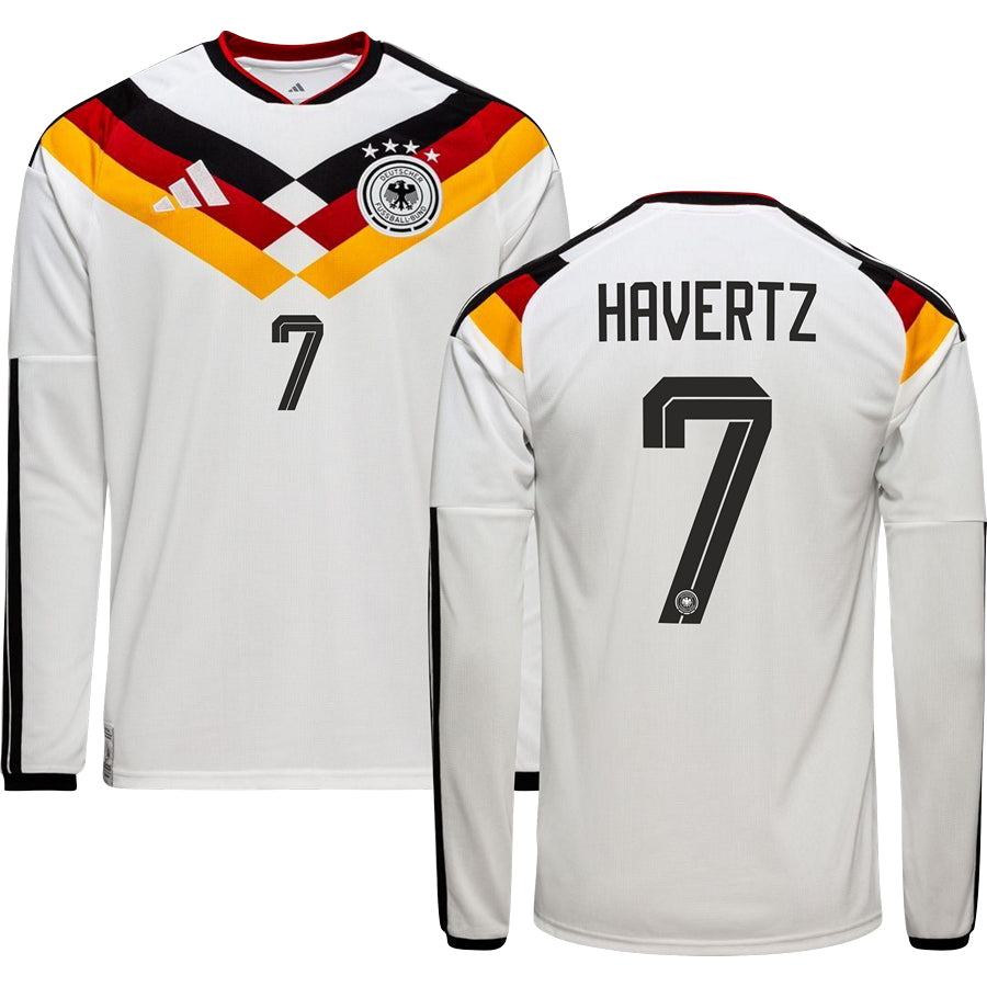 Germany World Cup 2026 Home Long Sleeve Jersey Adults