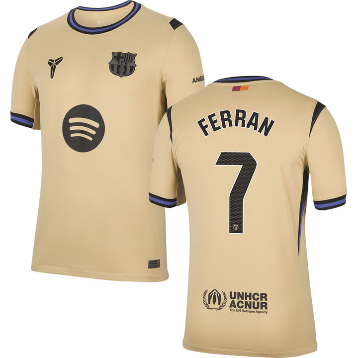 Barcelona FC Away #7 FERRAN Jersey 2025/26 Adults-Footzilla