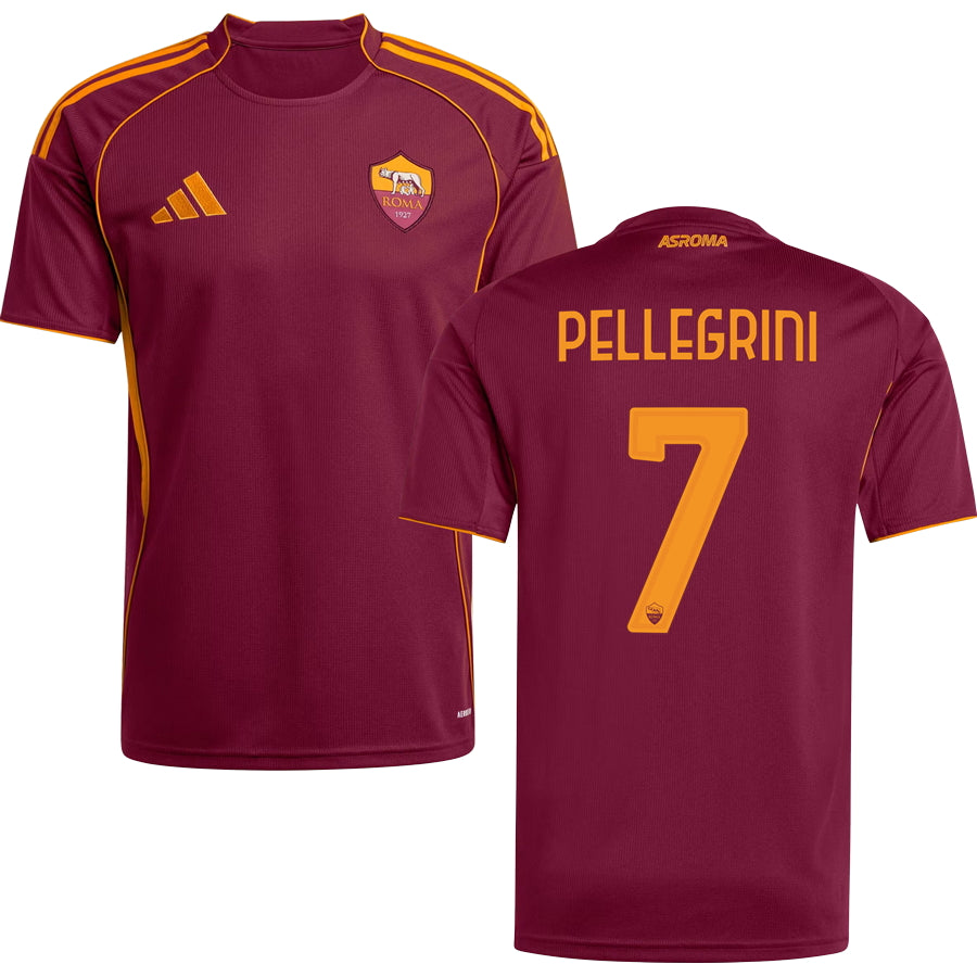 Roma AS Home Jersey 2025/26 Adults-Footzilla