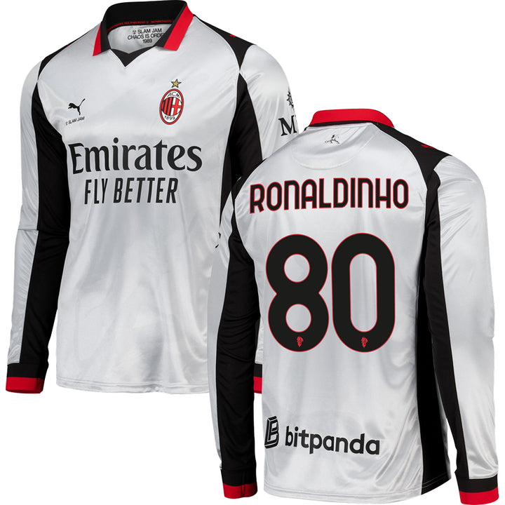 Milan AC x Slam Jam Silver Jersey 2026 Adults