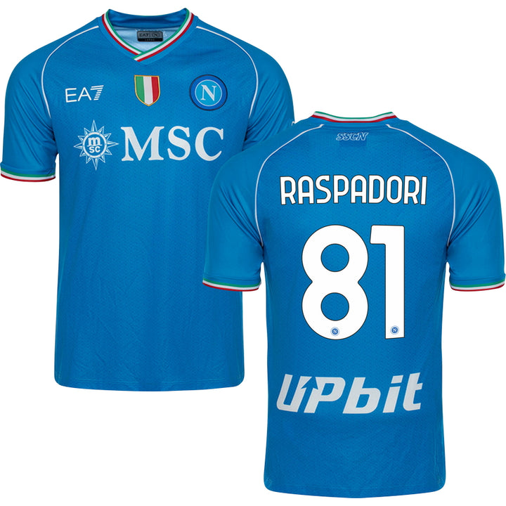 Napoli SSC Home Jersey Stadium 23/24 Men`s