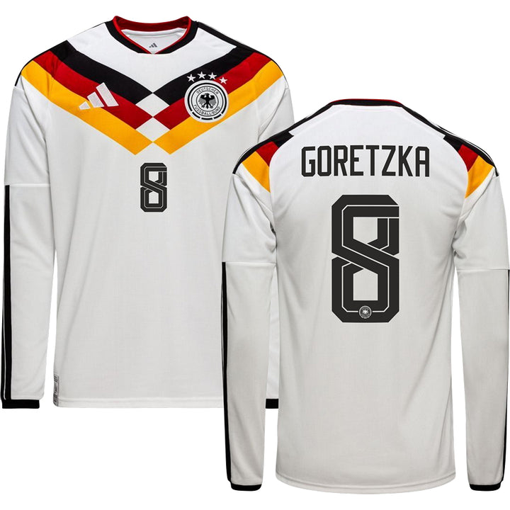 Germany World Cup 2026 Home Long Sleeve Jersey Adults
