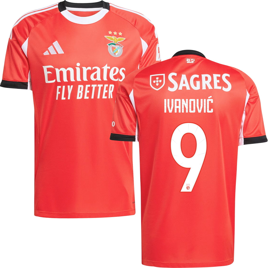 Benfica Home Jersey 2025/26 Adults