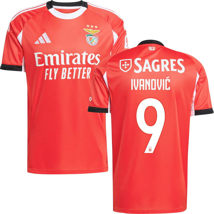 Benfica Home Jersey 2025/26 Adults