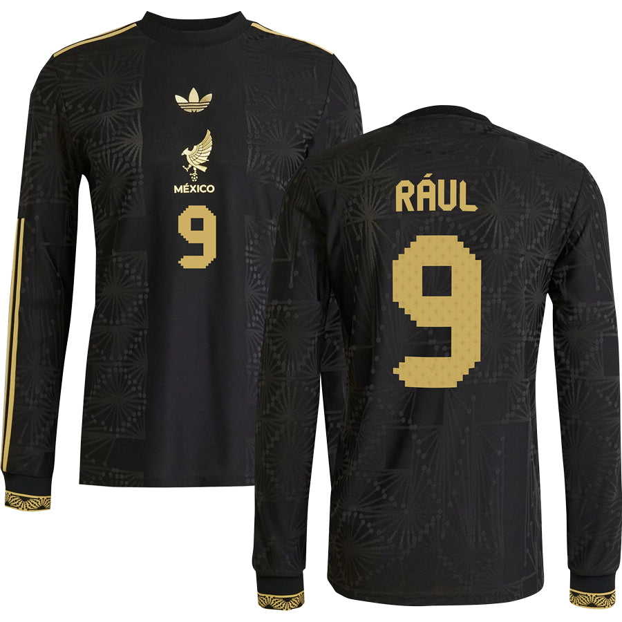 Mexico Gold Long Sleeve Jersey 2025 Adults