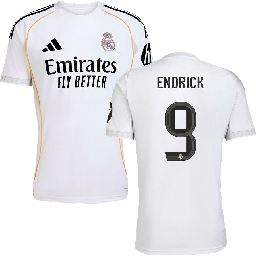 Real Madrid CF Home #9 ENDRICK Jersey 2025/26 Adults