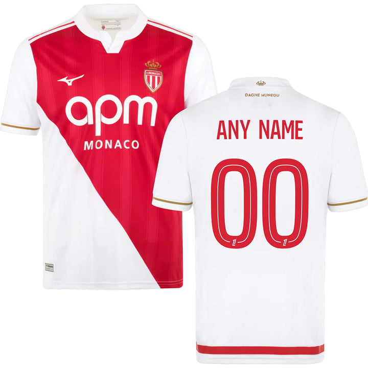 Monaco AS Home Jersey 25/26 Adults