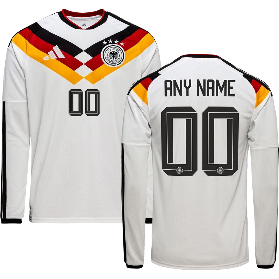 Germany World Cup 2026 Home Long Sleeve Jersey Adults