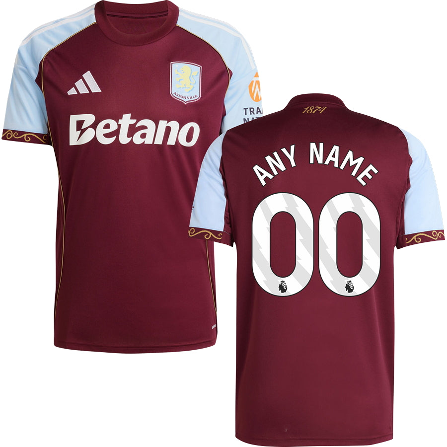 Aston Villa FC Home Jersey 2025/26 Adults-Footzilla