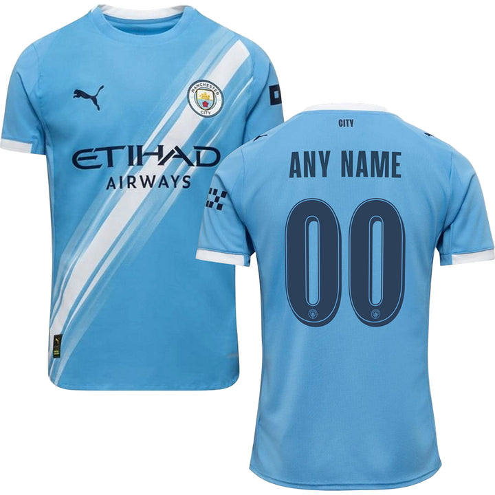 Manchester City Home Jersey Stadium 2025/26 Adults-Footzilla