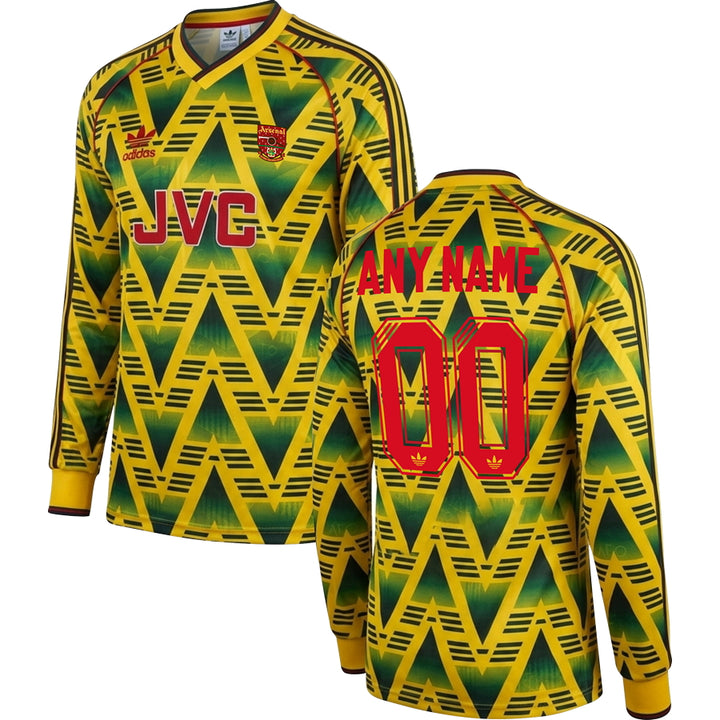 Arsenal Away Retro Replica Long Sleeve Jersey 1991/1993