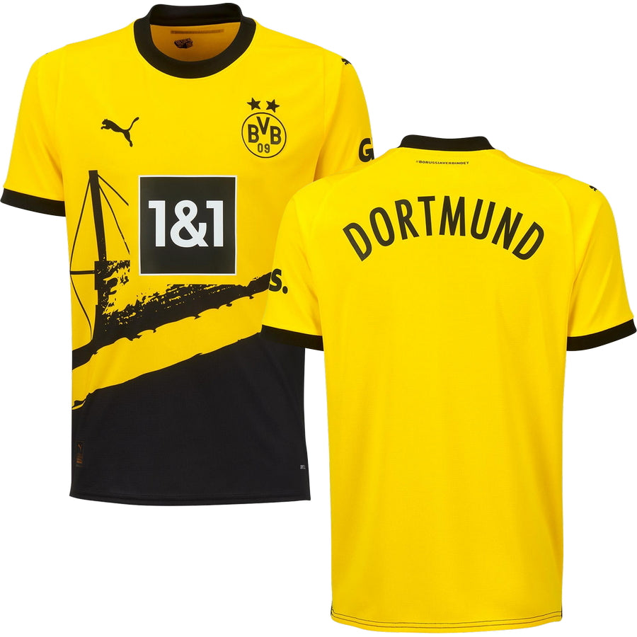 Puma Borussia Dortmund 2023 Away Sponsor Jersey 22 Bellingham