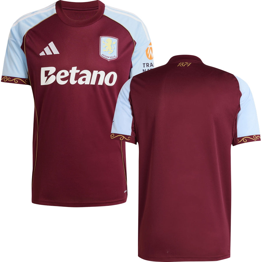 Aston Villa FC Home Jersey 2025/26 Adults-Footzilla
