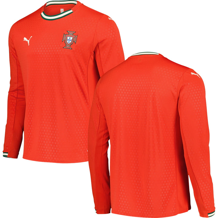 Portugal Home Long Sleeve Jersey 2025 Adults