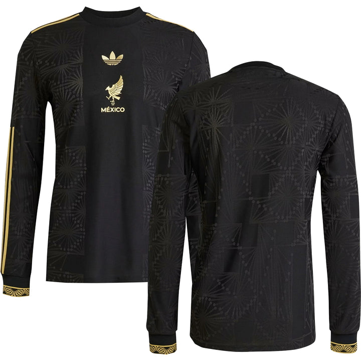 Mexico Gold Long Sleeve Jersey 2025 Adults