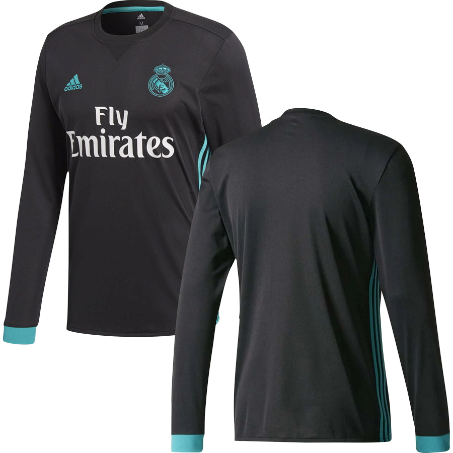 Real Madrid Away Jersey 2017/18 Long Sleeve | Footzilla