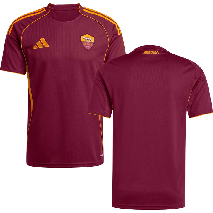 Roma AS Home Jersey 2025/26 Adults-Footzilla