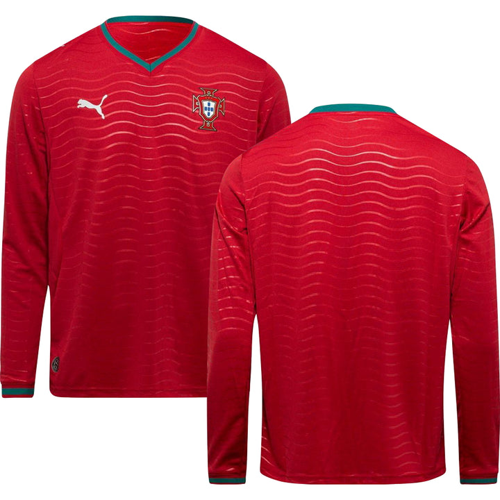 Portugal World Cup 2026 Home Replica Long Sleeve Jersey Adults