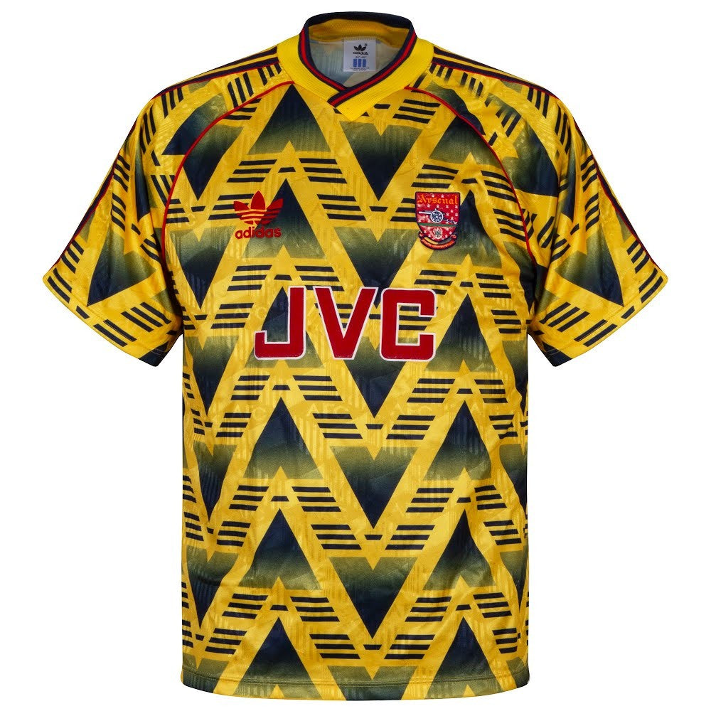 DHGate Arsenal Away 1991/93 Retro Remake Football Shirt Jersey