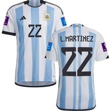 Cargar imagen en el visor de la galería, Argentina Home Stadium Jersey 2022/23 Men`s

